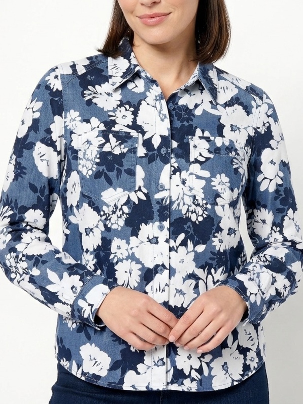 NWT Kut from the Kloth Women’s Floral Button Down Shirt Size S